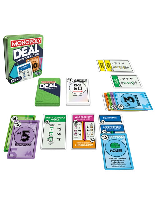 Hasbro Games Monopoly Deal Tin product photo View 02 L