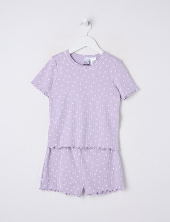 Sleep Mode Daisy Pointelle PJ Set 2-8 product photo