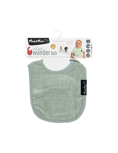 Mum 2 Mum Infant Wonder Bib, Sage product photo View 02 L