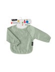 Mum 2 Mum Sleeved Wonder Bib, Sage, 6-18 Months product photo View 02 S