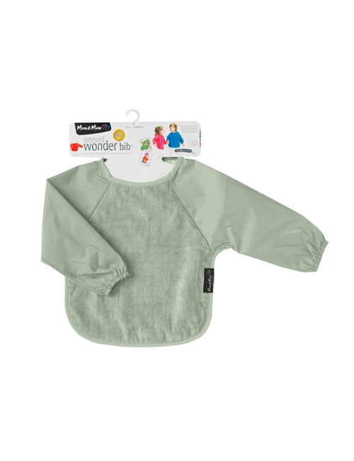 Mum 2 Mum Sleeved Wonder Bib, Sage, 6-18 Months product photo View 02 L