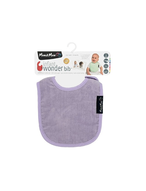 Mum 2 Mum Infant Wonder Bib, Lilac product photo View 02 L