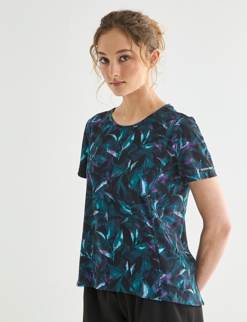 Superfit Scoop Hem Tee, Green Leaf product photo