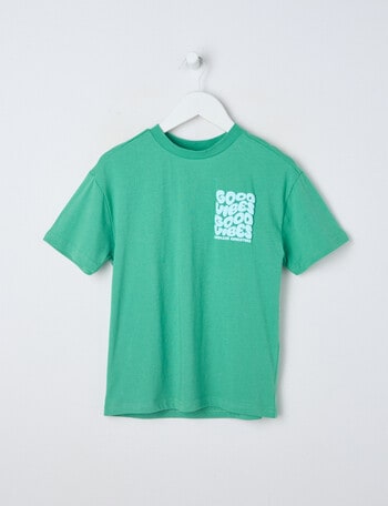 Mac & Ellie Good Vibes Short Sleeve Tee, Apple product photo