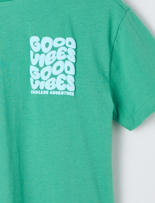 Mac & Ellie Good Vibes Short Sleeve Tee, Apple product photo View 02 L