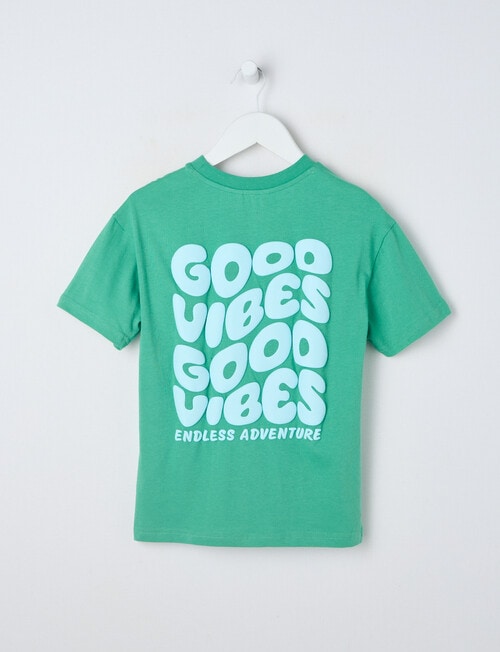 Mac & Ellie Good Vibes Short Sleeve Tee, Apple product photo View 03 L