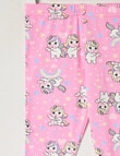 Mac & Ellie Unicorn Full Length Legging, Candy Pink product photo View 02 S