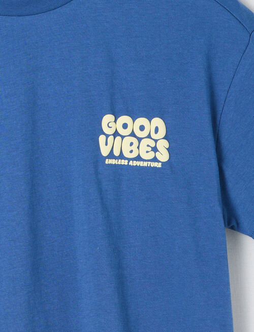 Mac & Ellie Good Vibes Short Sleeve Tee, Ink product photo View 02 L