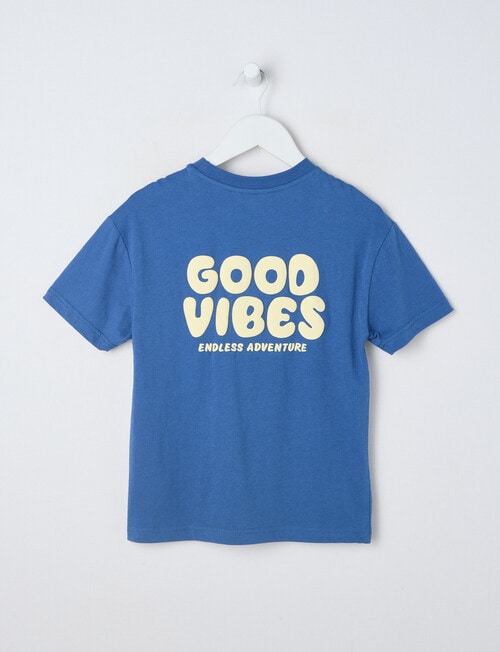 Mac & Ellie Good Vibes Short Sleeve Tee, Ink product photo View 03 L