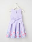 Party Collection Border Print Dress, Soft Lilac product photo View 04 S