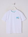 Mac & Ellie Catania Short Sleeve Tee, White product photo