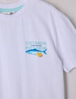 Mac & Ellie Catania Short Sleeve Tee, White product photo View 03 S