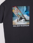 Mac & Ellie Radness Short Slevee Tee, Charcoal product photo View 02 S