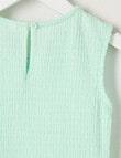 Mac & Ellie Amelie Peplum Bow Top, Mint product photo View 02 S