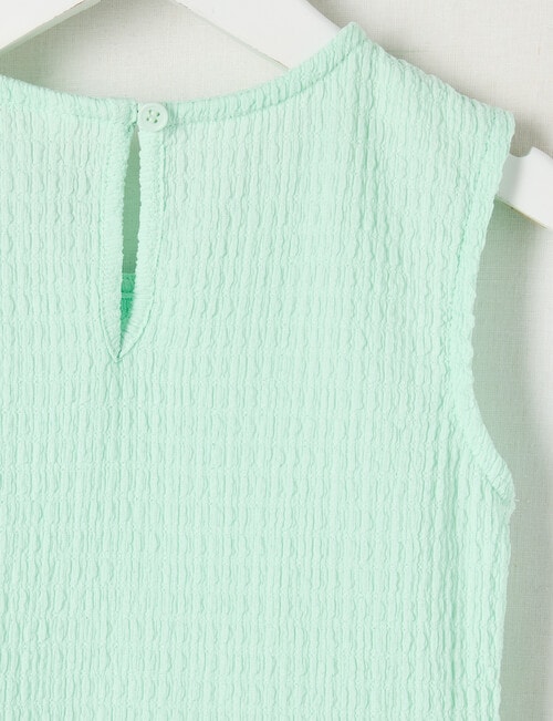 Mac & Ellie Amelie Peplum Bow Top, Mint product photo View 02 L