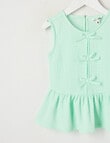 Mac & Ellie Amelie Peplum Bow Top, Mint product photo View 03 S