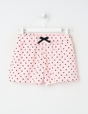Mac & Ellie Amelie Spot Short, Baby Pink product photo