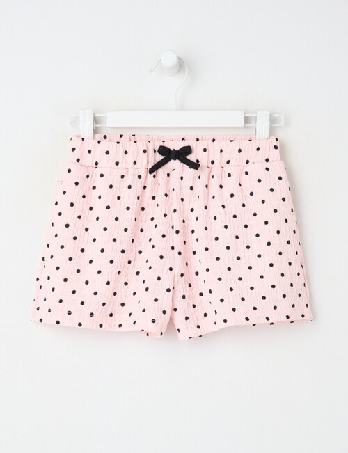 Mac & Ellie Amelie Spot Short, Baby Pink product photo