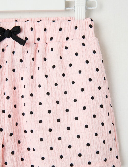Mac & Ellie Amelie Spot Short, Baby Pink product photo View 02 L