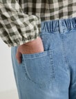 Studio Curve Cropped Weekend Jean, Light Blue product photo View 05 S