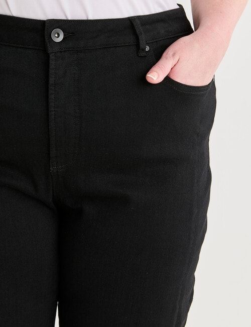 Amy & Ivy Barrel Jean, Black product photo View 04 L