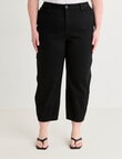 Amy & Ivy Barrel Jean, Black product photo View 05 S