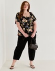 Amy & Ivy Barrel Jean, Black product photo View 06 S