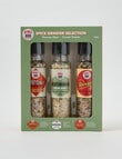 Spice Hub Seasoning & Salt Grinders, 3-Pack product photo