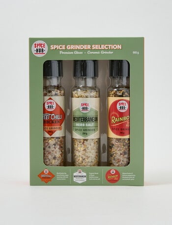 Spice Hub Seasoning & Salt Grinders, 3-Pack product photo