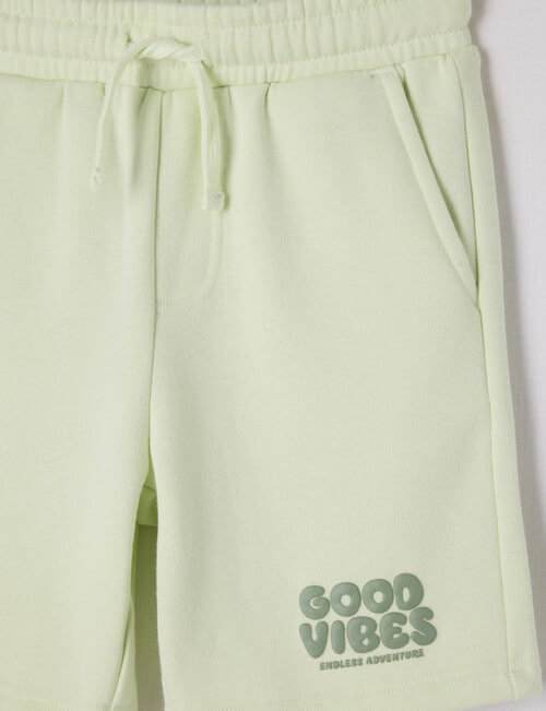 Mac & Ellie Good Vibes Knit Short, Pistachio product photo View 03 L
