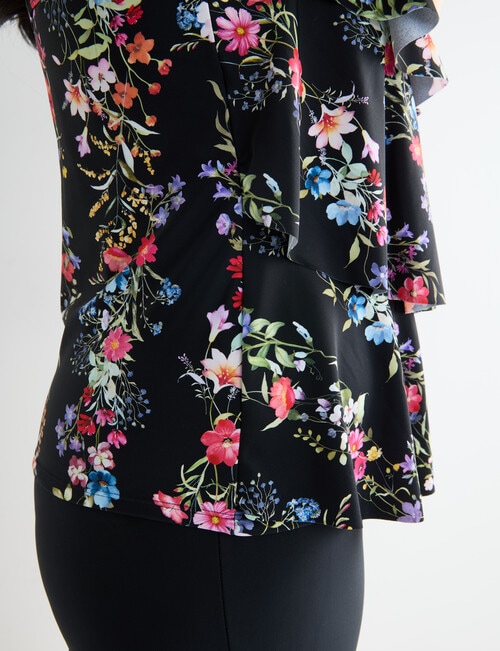 Zest Resort Curve Tiered Tankini, Garland Print product photo View 04 L