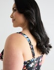 Zest Resort Curve Tiered Tankini, Garland Print product photo View 06 S