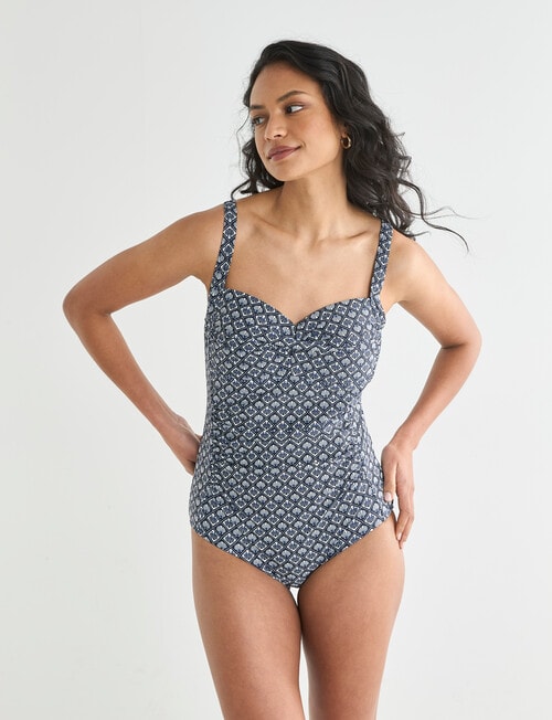 Zest Resort Molly Swimsuit, Geometric Print product photo