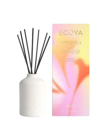 Ecoya Limited Edition Reed Diffuser, 200ml, Sweet Pea & Jasmine product photo