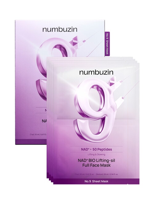 numbuzin NAD 9+ Bio Lifting-sil Full Face Mask, 4-Pack product photo