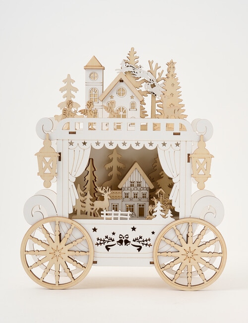 LED D&eacute;cor, Carriage Scene product photo