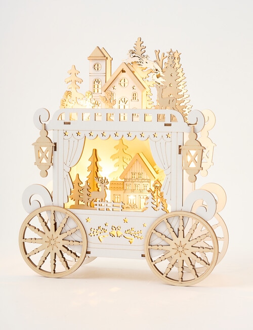 LED D&eacute;cor, Carriage Scene product photo View 03 L