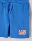 Mac & Ellie Good Vibes Knit Short, Sea product photo View 03 S