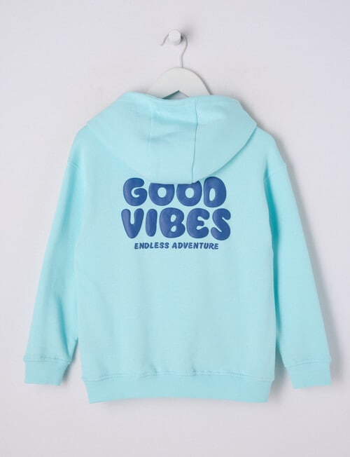 Mac & Ellie Good Vibes Oversize Hoodie, Dark Ice product photo View 02 L