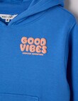Mac & Ellie Good Vibes Oversize Hoodie, Sea product photo View 03 S