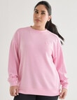 Superfit Crew Sweatshirt, Pop Pink product photo