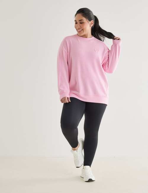 Superfit Crew Sweatshirt, Pop Pink product photo View 03 L