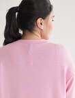 Superfit Crew Sweatshirt, Pop Pink product photo View 04 S