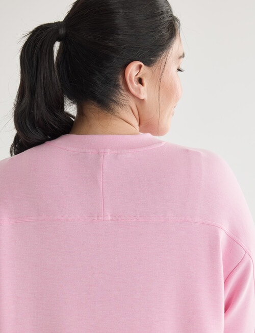 Superfit Crew Sweatshirt, Pop Pink product photo View 04 L