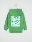 Mac & Ellie Good Vibes Oversize Hoodie, Apple product photo View 02 S