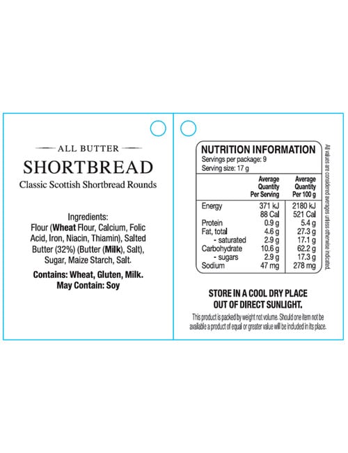 Abbey Road Floral Assorted Shortbread, 150 g product photo View 09 L