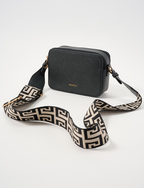 Whistle Camera Crossbody Bag, Black product photo View 03 L