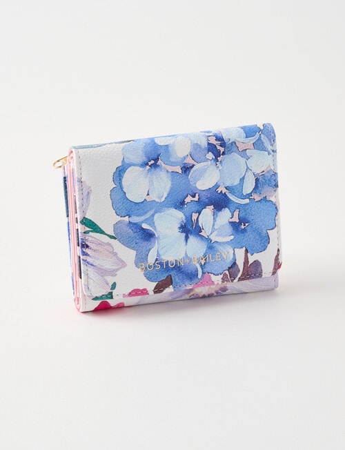 Boston + Bailey Small Wallet with Coin Pocket, Floral Print product photo
