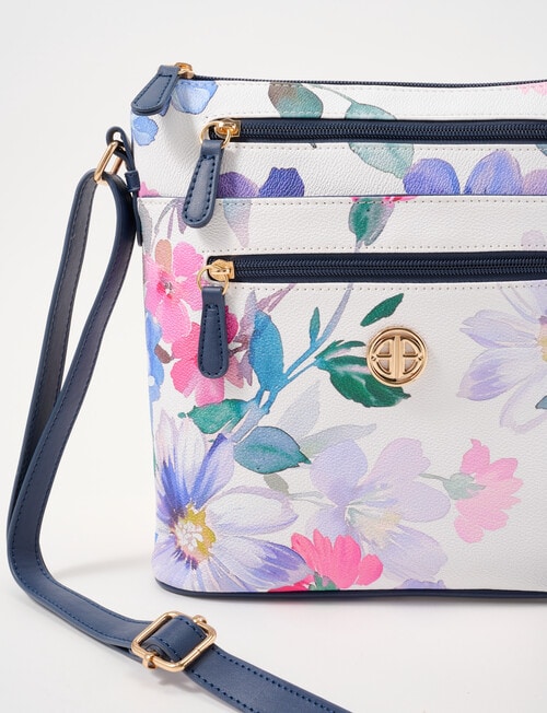 Boston + Bailey Floral Printed Crossbody Bag, Watercolour product photo View 05 L