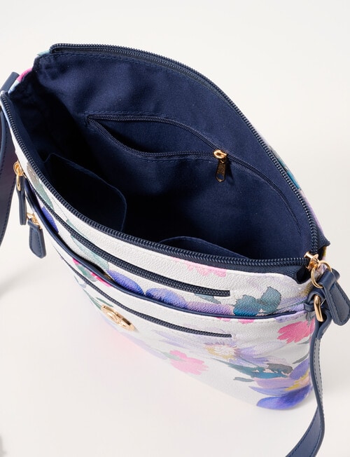 Boston + Bailey Floral Printed Crossbody Bag, Watercolour product photo View 06 L